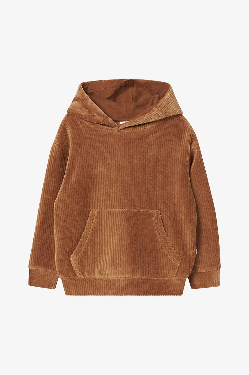 NAME IT Hettegenser Nmmnelur Rlx Sweat WH - Brun
