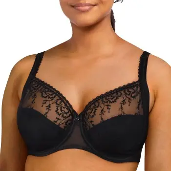 Chantelle Chantelle BH Every Curve Covering Underwired Bra Svart B 75 Dame
