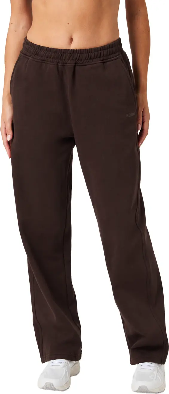 Björn Borg Björn Borg Women's Studio Oversized Straight Sweatpants Coffee Bean