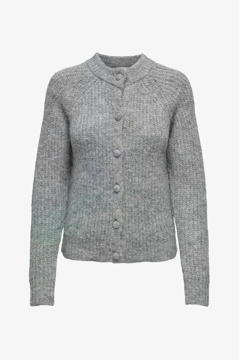 ONLY Kardigan onlMaggie Life LS O-neck - Grå