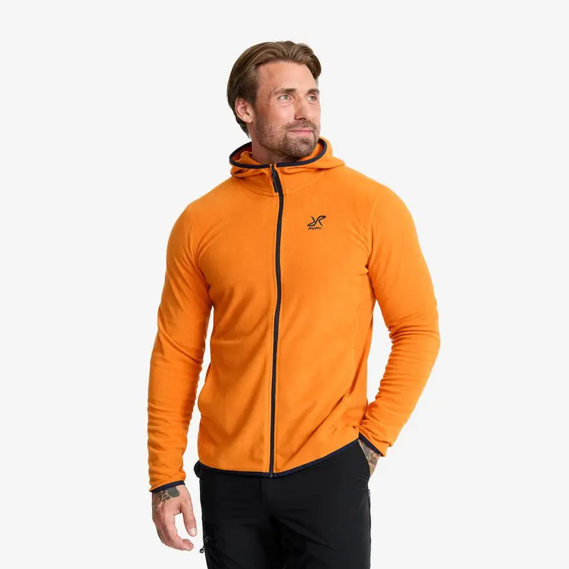 RevolutionRace Hiker Fleece Hoodie Herre Desert Sun