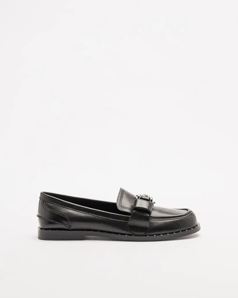 PROF PROF V1792-555 Black Moccasins
