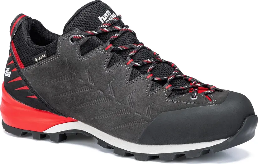 Hanwag Hanwag Men's Makra Pro Low Gore-Tex Asphalt/Red
