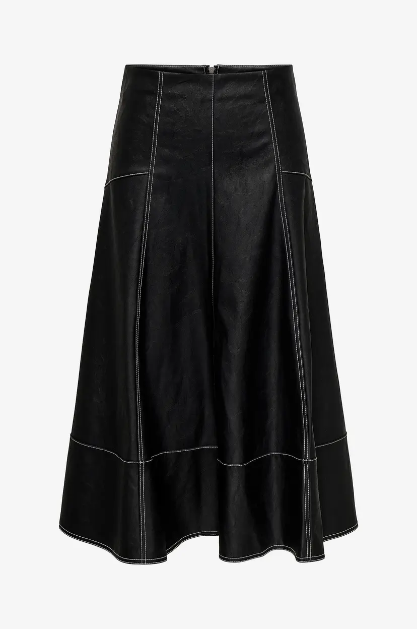 ONLY Skjørt OnlJosie Faux Leather Skirt CC Otw - Svart