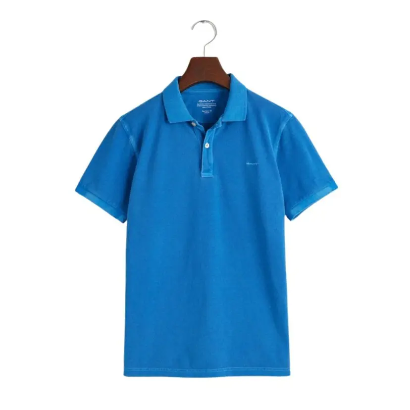 GANT Gant - Poloskjorte Sunfaded Pique Lapis Blue