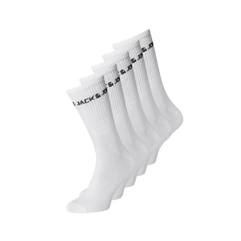 Jack & Jones Jack & Jones - Sokker 5-pk Jac Basic White