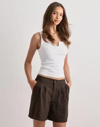 ONLY Only - Brun - Onlemmia Hw Pleat Shorts Pnt