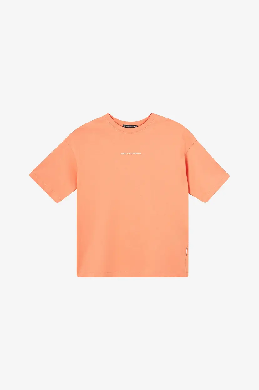 Jack & Jones Junior T-skjorte jorAruba Landscape Tee SS Crew Neck - Orange