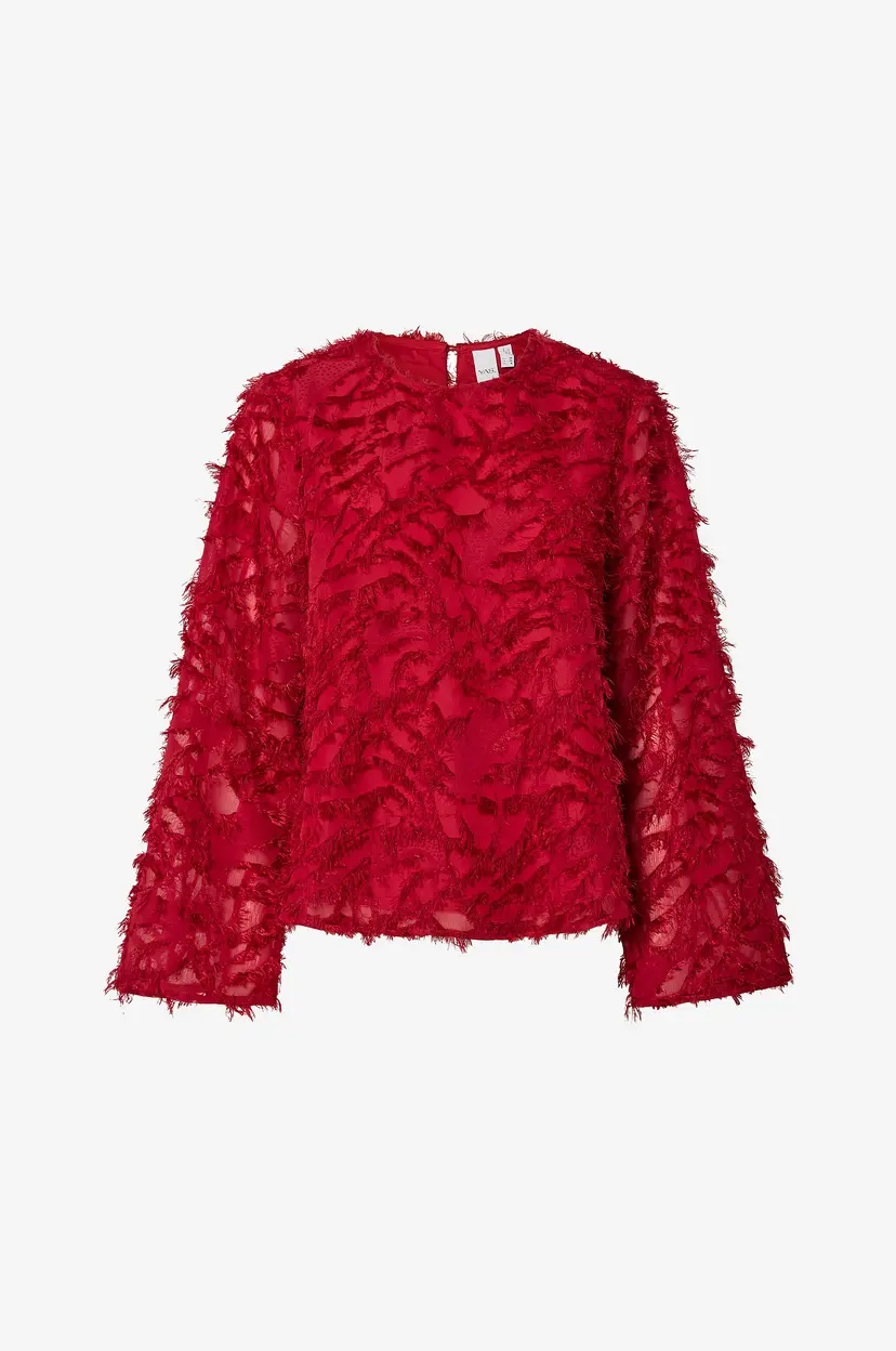Y.A.S Bluse yasParia LS - Rød