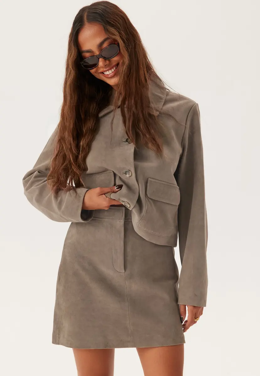 Selected Slfkaya Mw Suede Skirt
