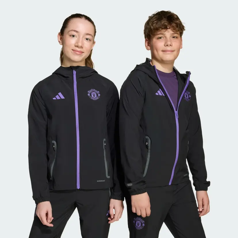 Adidas Manchester United Tiro 25 Competition Vis Tech Travel Jakke