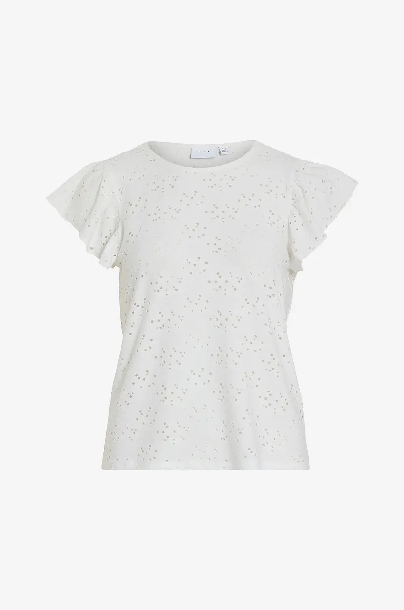 Vila Topp viKawa S/S Top - Hvit