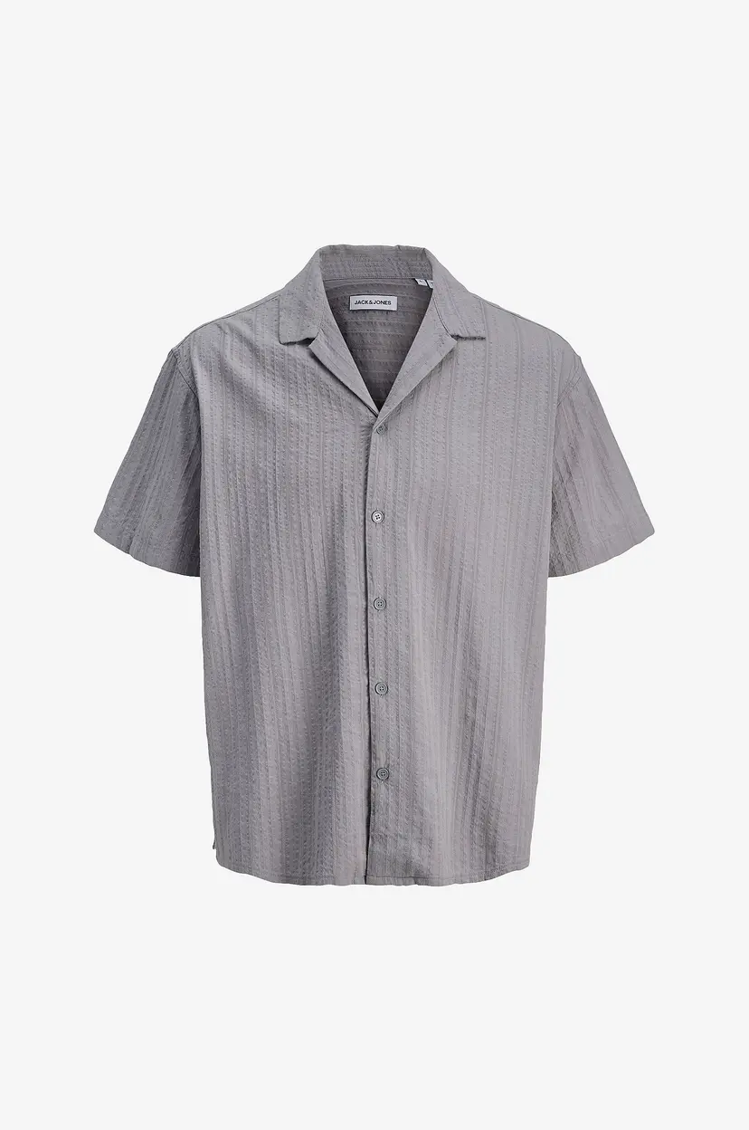 Jack & Jones Skjorte jjeTyson Resort Shirt SS - Grå