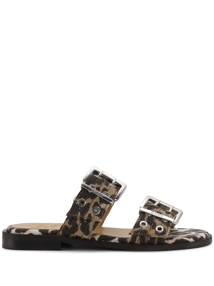 Ganni Ganni Flip flops – Brun