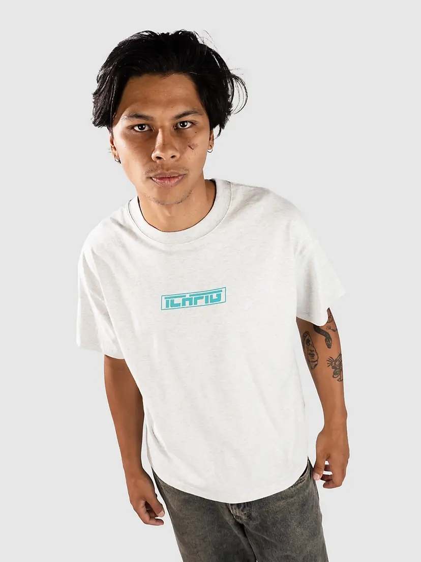 ICHPIG ICHPIG Strike Logo T-skjorte grå