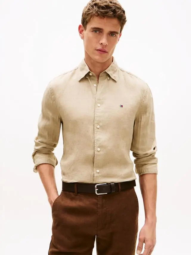 Tommy Hilfiger PIGMENT DYED LI SOLID RF SHIRT