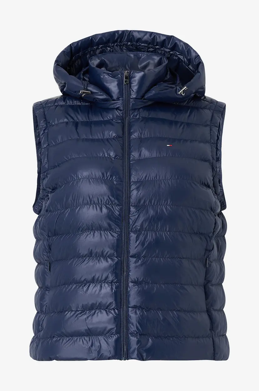 Tommy Hilfiger Curve Vest Crv LW Padded Slim Vest - Blå