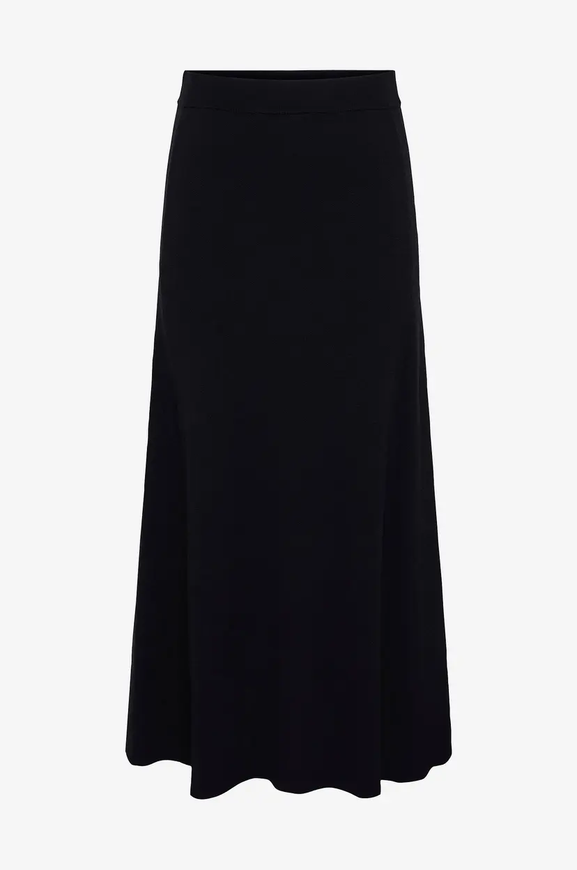 Y.A.S Skjørt yasFonny HW Ankle Knit Skirt S - Svart