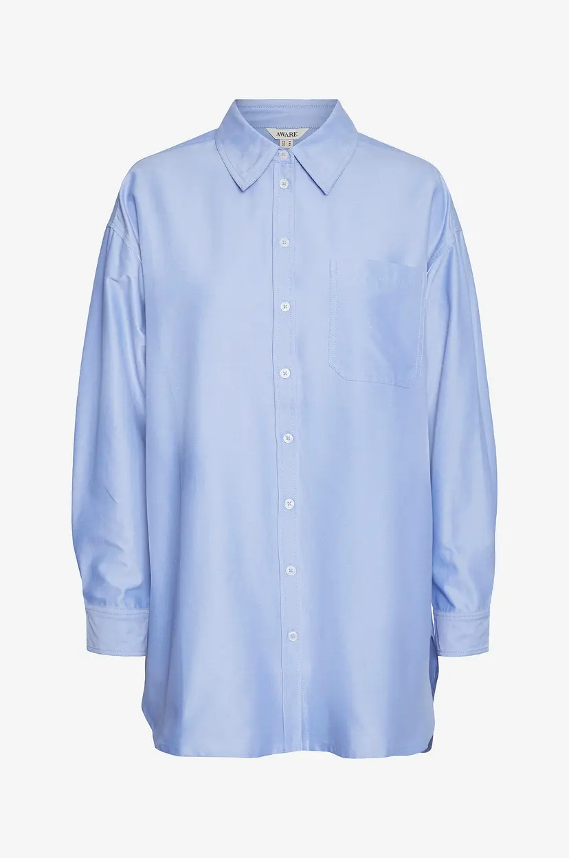 Vero Moda Skjorte vmInger LS Shirt - Blå