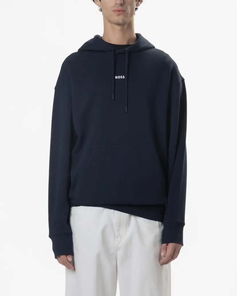 BOSS Boss WeSmallHood Blue Hoodie