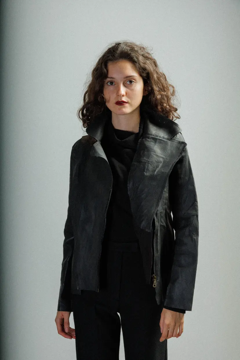 Papucei Papucei A.DAKOTA Black Leather jacket
