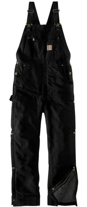Carhartt Workwear Carhartt Workwear Carhartt M's Firm Duck Insulated Bib Overall Black
