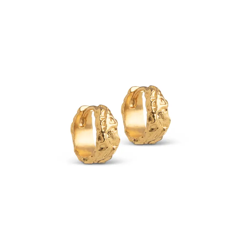 Enamel Enamel - Nela Hoops i forgyldt - E240GM