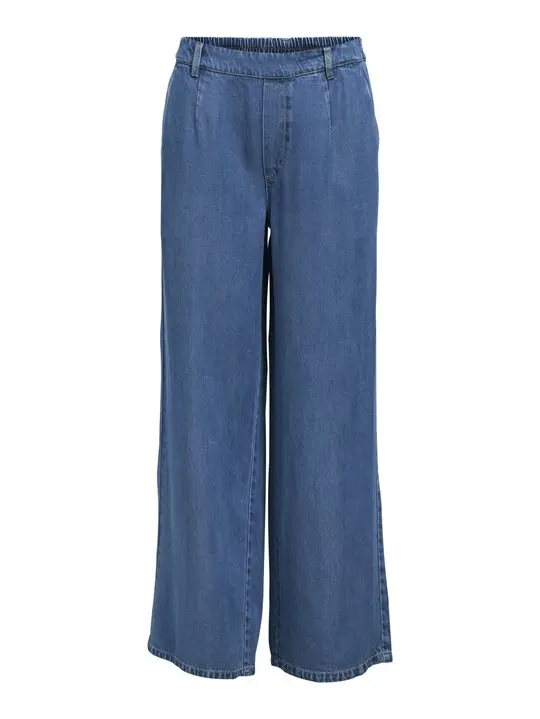 Object Object - Frame Lisa Wide Mw Pant - Medium Blue Denim