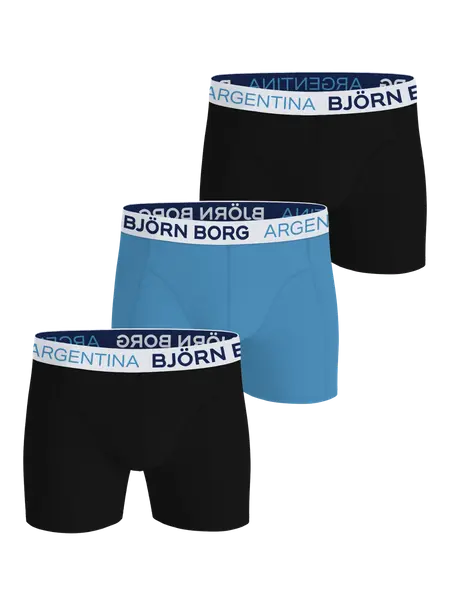 Björn Borg Cotton Stretch Boxers Argentina 3-pack