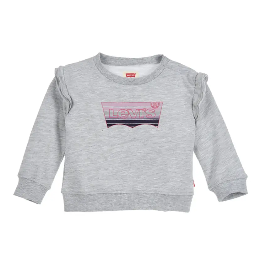 Levi's Levis Ruffle Crew Sweatshirt Grå (80 / 1 år)