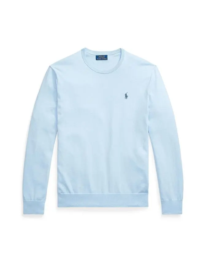 Ralph Lauren Slim Fit Textured Cotton Sweater