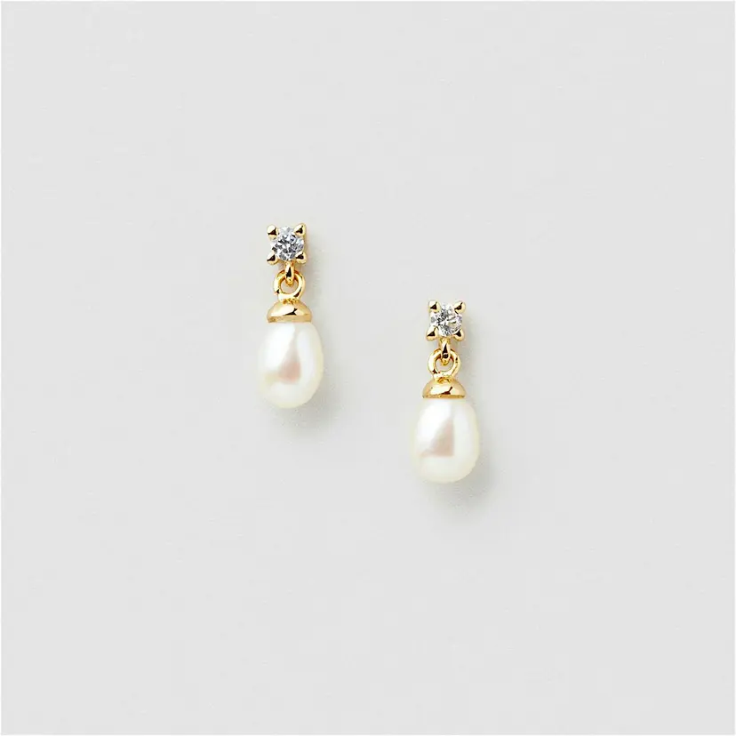 Safira Antique Pearl Studs