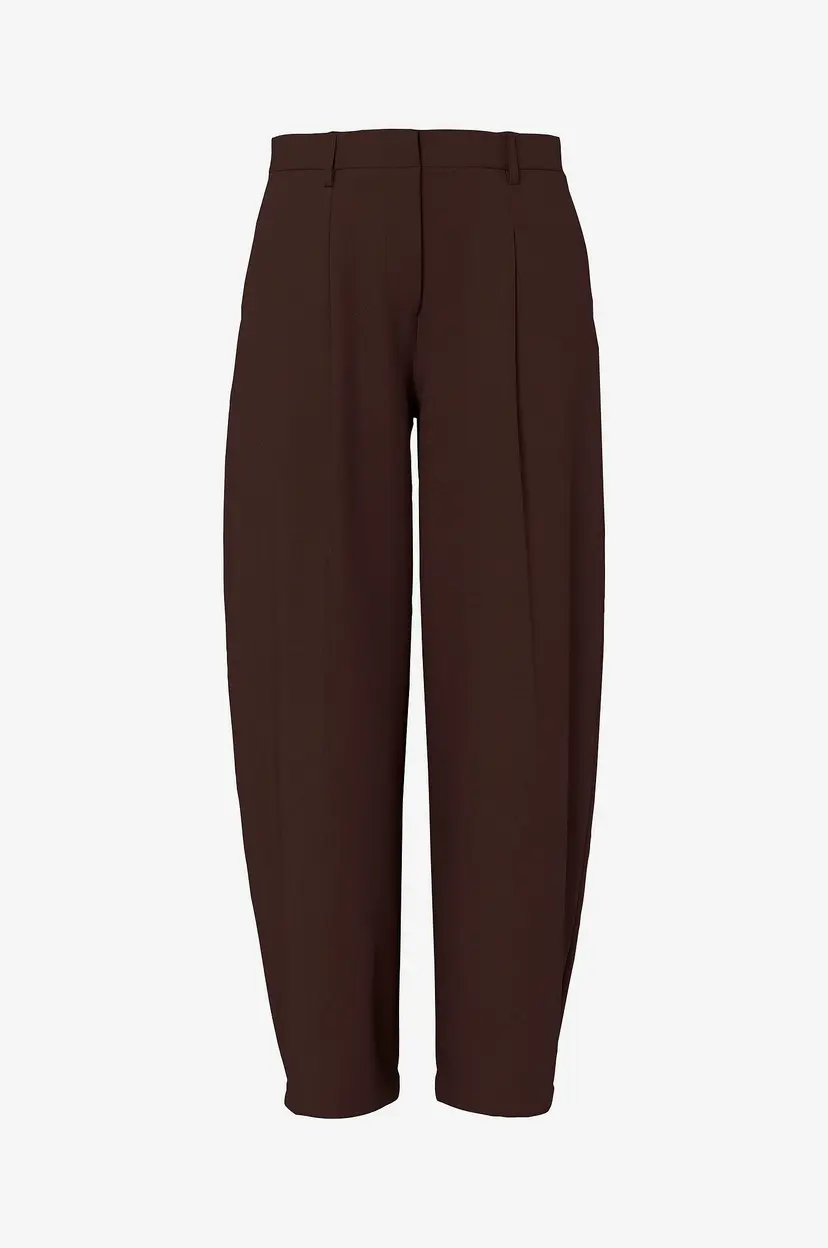Pieces Ballongbukser pcBosella MW Barrel Pants - Brun