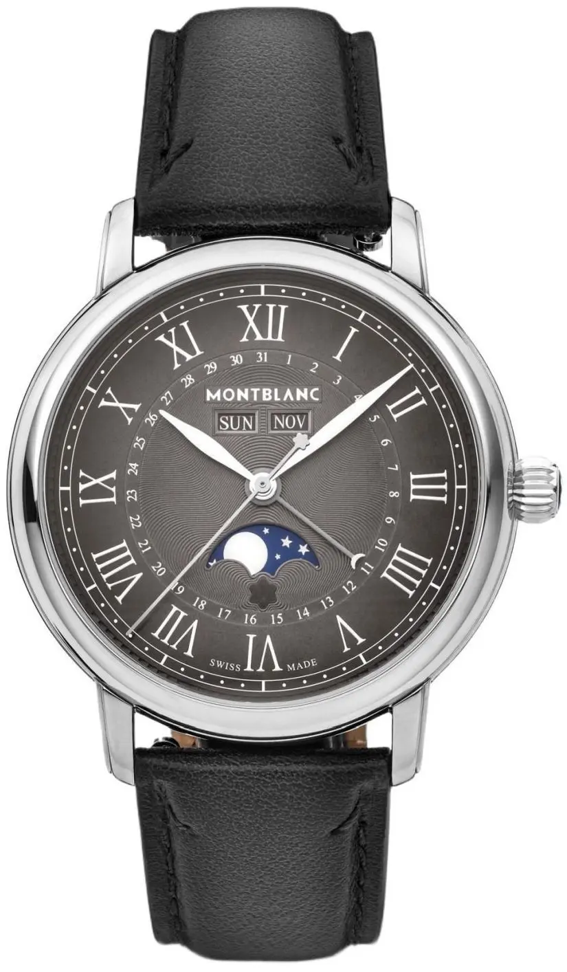 Montblanc Montblanc Herreklokke 134358 Star Legacy Grå/Lær Ø42 mm