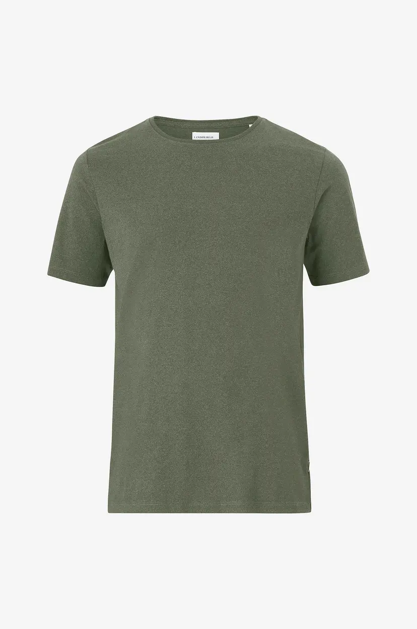 Lindbergh T-shirt Mouliné O-neck Tee S/S - Grønn