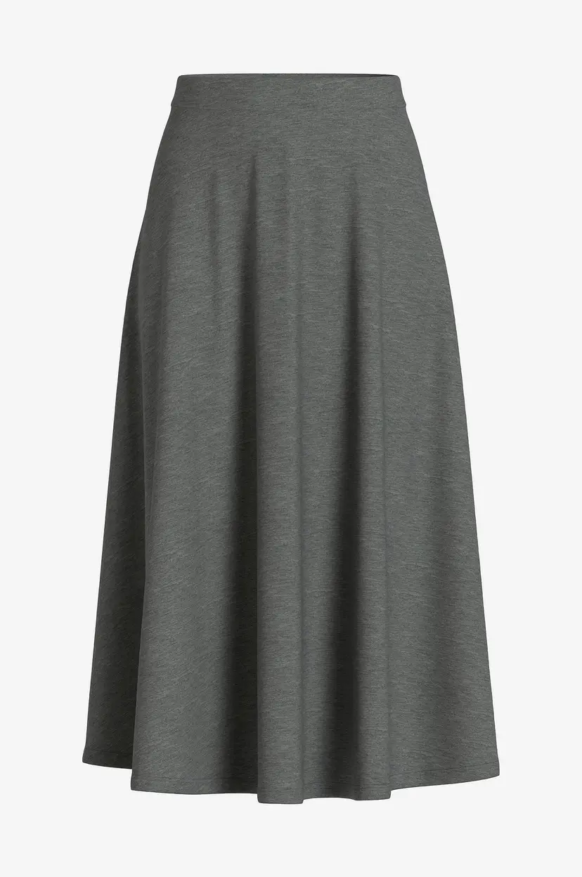 Vila Skjørt viReflect HW Wide Midi - Grå