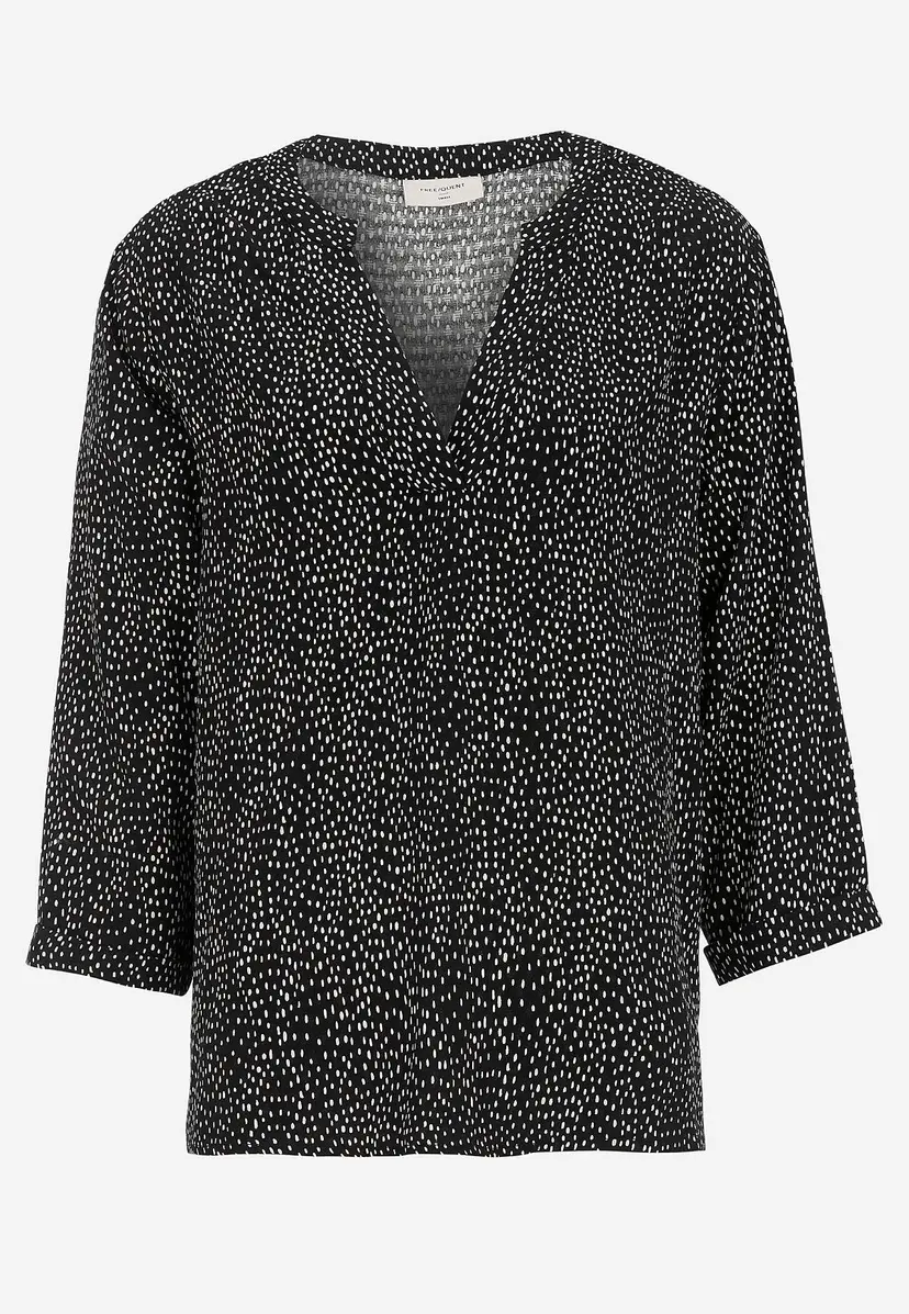 Freequent Jacquardvevd bluse
