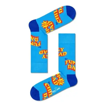 Happy Socks Happy socks Strømper Number One Dad Sock Blå Mønster bomull Str 41/46
