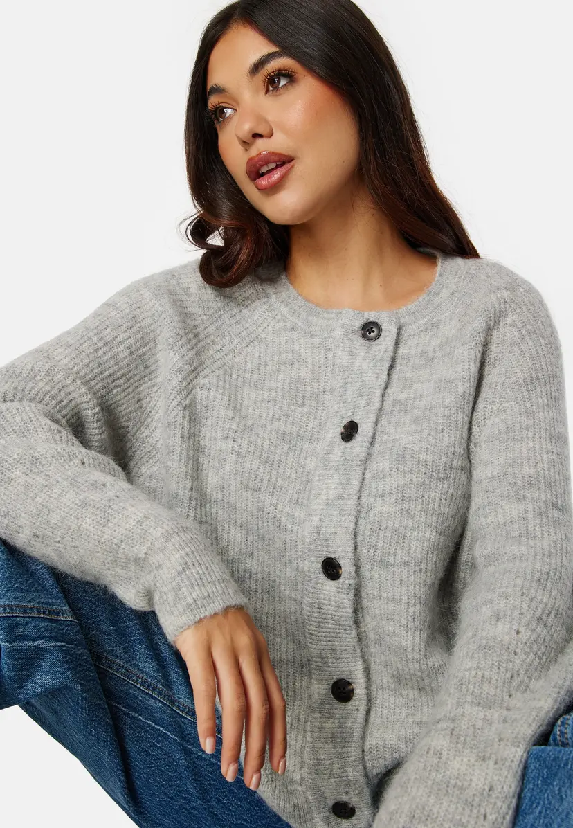Selected Slflulu LS knit short cardigan