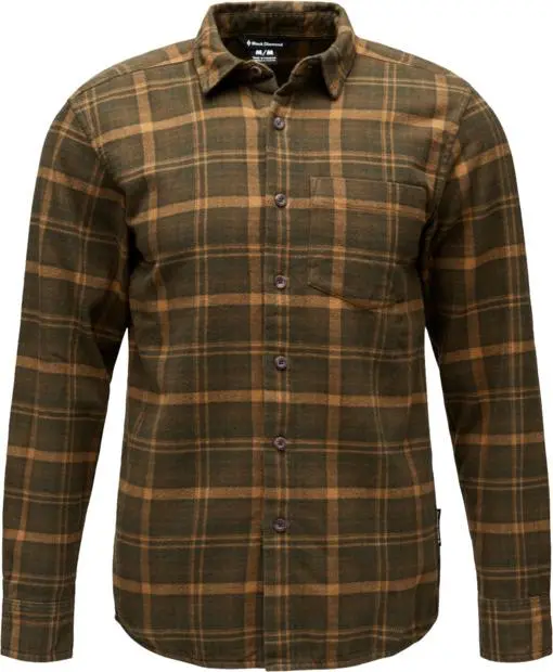 Black Diamond Black Diamond Men's Project Flannel Shirt Dark Moss-rye