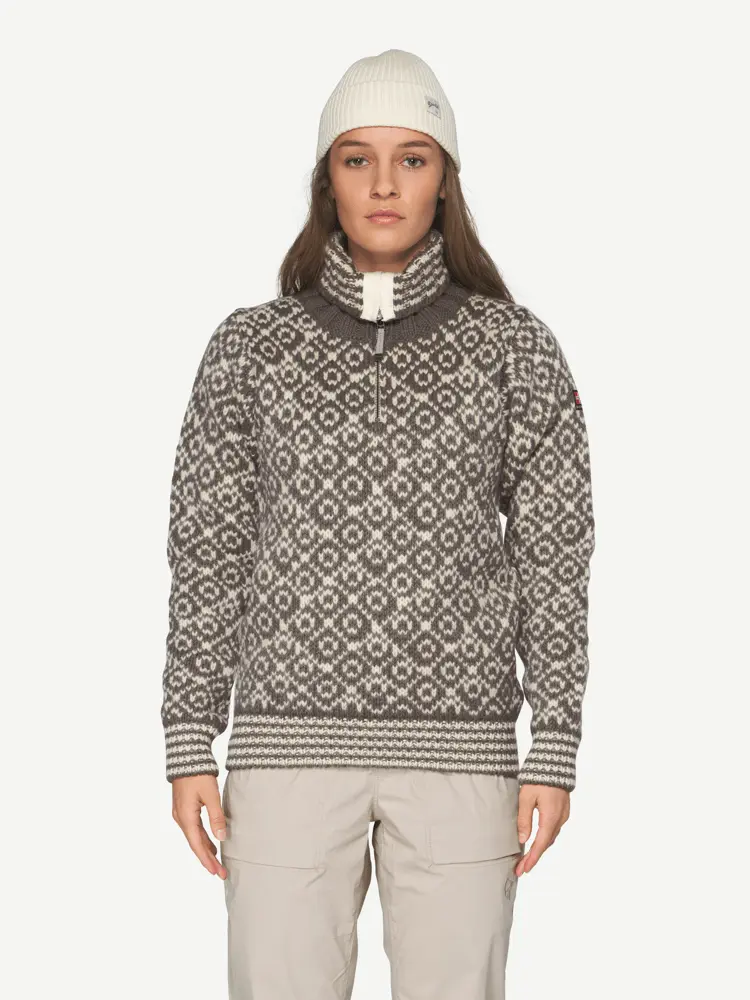 Devold Devold - Svalbard Wool Zip Neck - Large - Brun