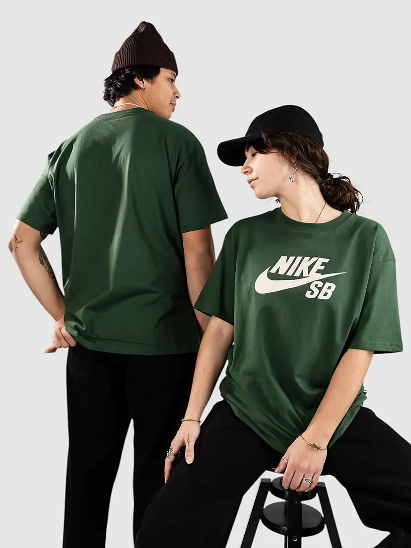 Nike Nike SB Logo Skate T-skjorte grønn