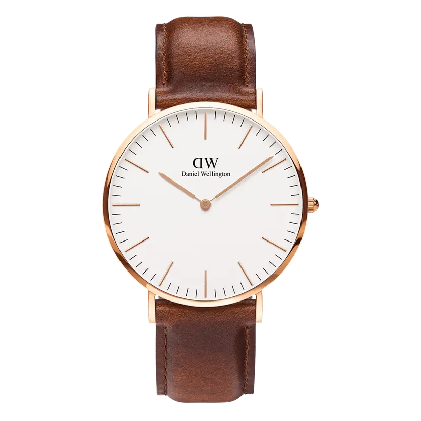Daniel Wellington Rose Gold 36mm Watch Classic St Mawes | DW