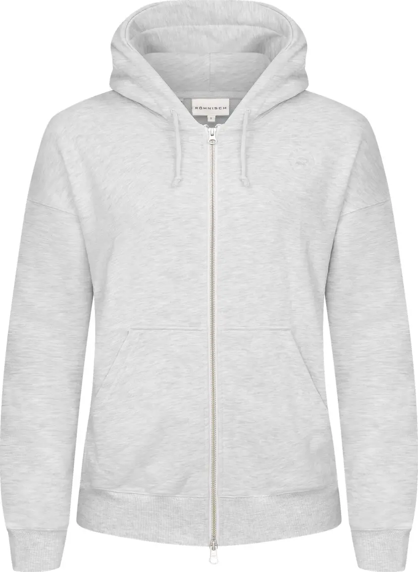 Rohnisch Röhnisch Women's Champ Zip Hoodie Grey Melange
