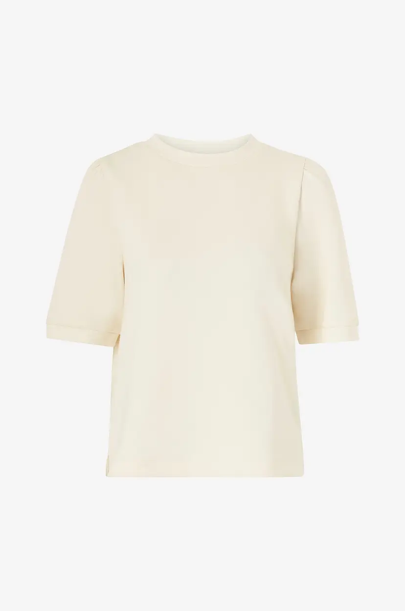 Vila Topp viReflect Crewneck 2/4 Sweat Top - Beige