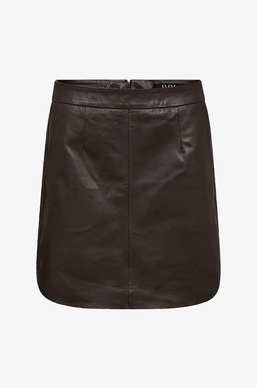 Ivy Copenhagen Skinn skjørt Ivy-Kylie Leather Mini Skirt - Brun