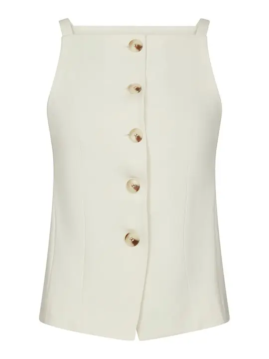 Neo Noir Neo Noir - Kylie Structure Waistcoat - Off White
