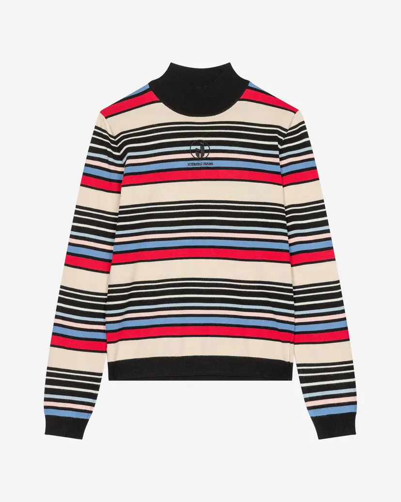 Iceberg Jeans Iceberg Jeans A005-9012 Multicolour Turtleneck sweater