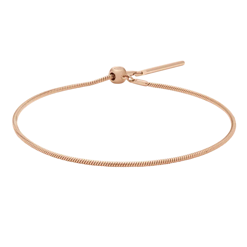 Daniel Wellington Rose Gold Bracelet Charms Snake Rg | DW