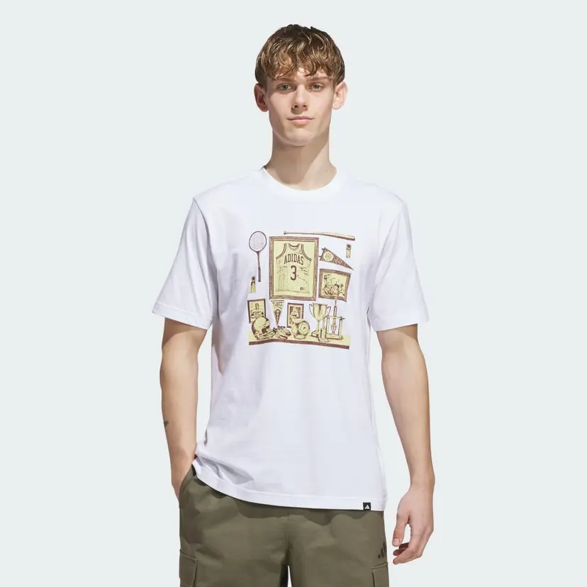 Adidas Sports Bar Memorabilia Graphic T-skjorte